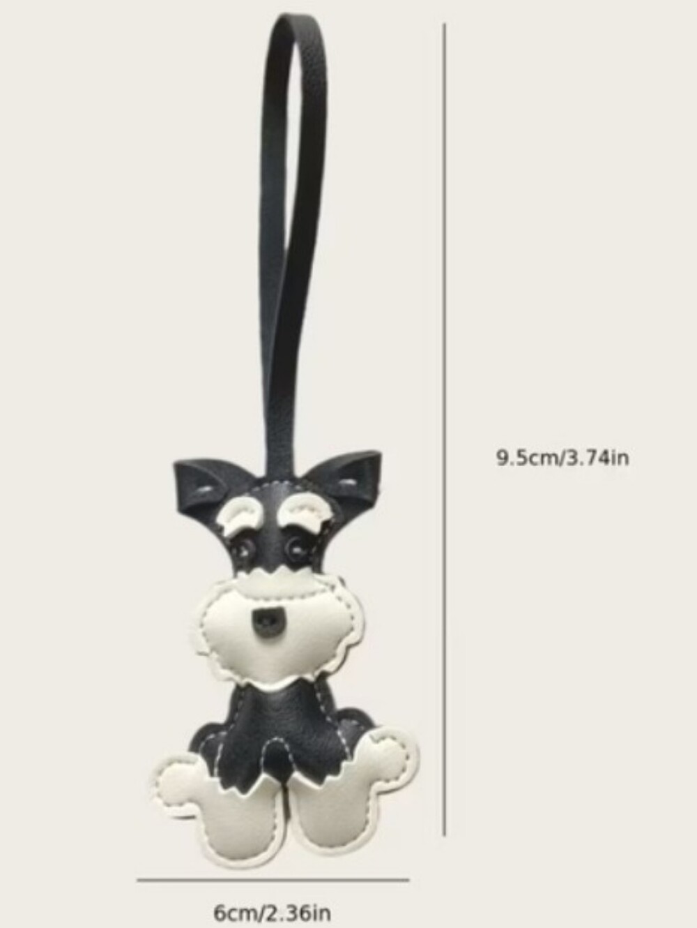 Adorable Dog Charm Handbag Accessory - Picture 2 of 4